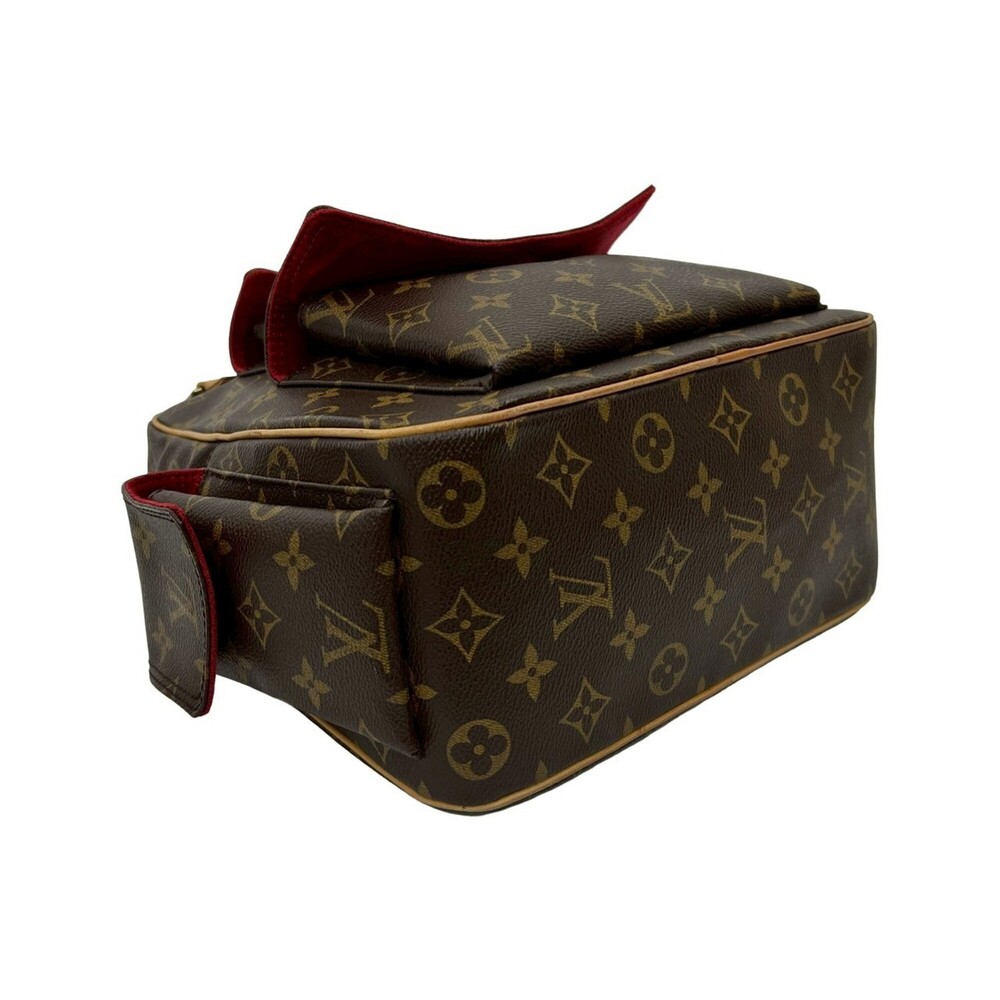 LOUIS VUITTON Authentic Vintage Brown Monogram Leather Boston Bag - Picture 7 of 10